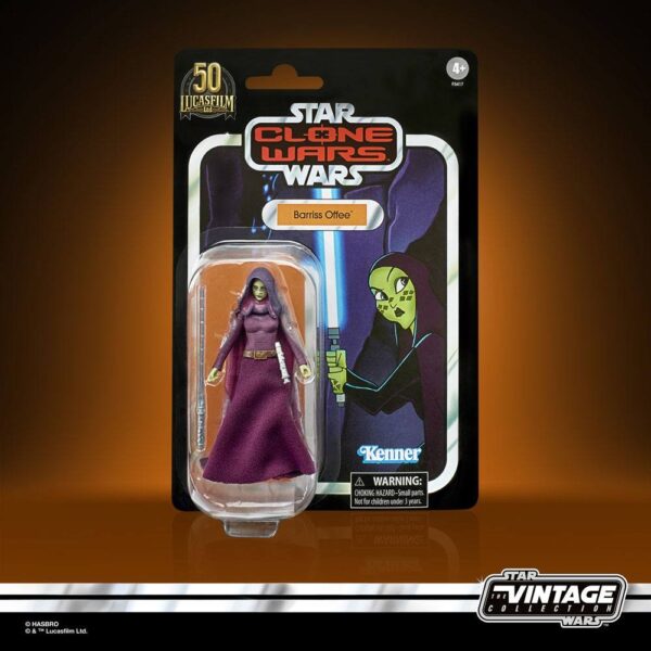 Figura Barriss Offee Star Wars The Clone Wars Vintage Collection 2022 Hasbro