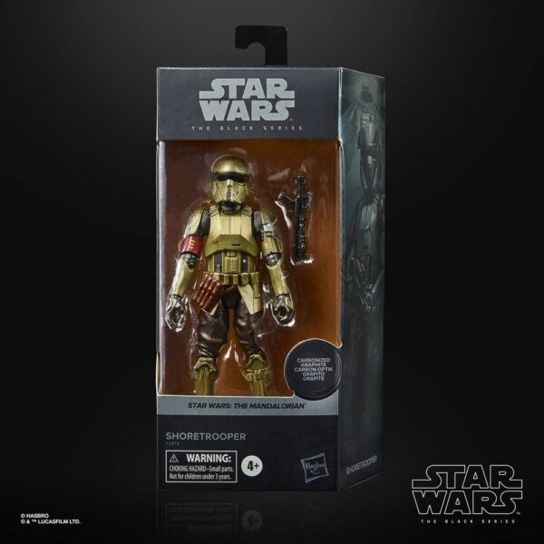 Figura ShoreTrooper Star Wars The Mandalorian Black Series Carbonized Hasbro