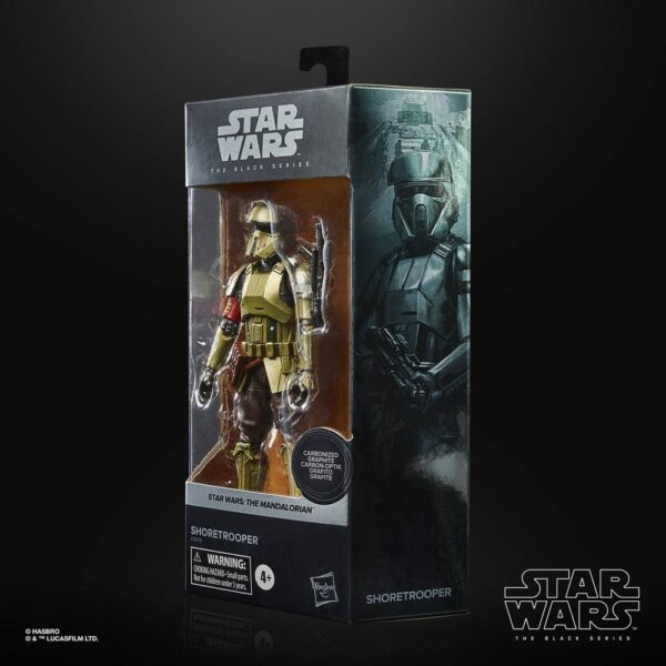 Figura ShoreTrooper Star Wars The Mandalorian Black Series Carbonized Hasbro