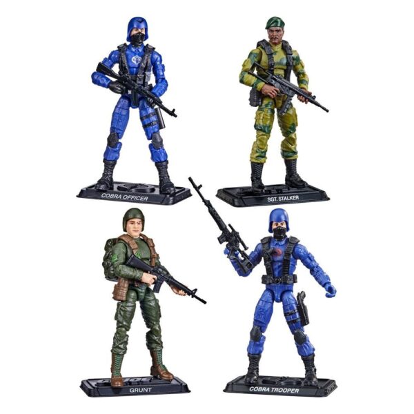 Pack 4 Figuras G.I. Joe Retro Collection Series 2021 Wave 3