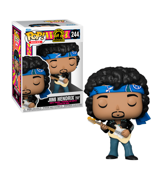 Figura Jimi Hendrix Live In Maui Jacket Rocks POP Funko 244