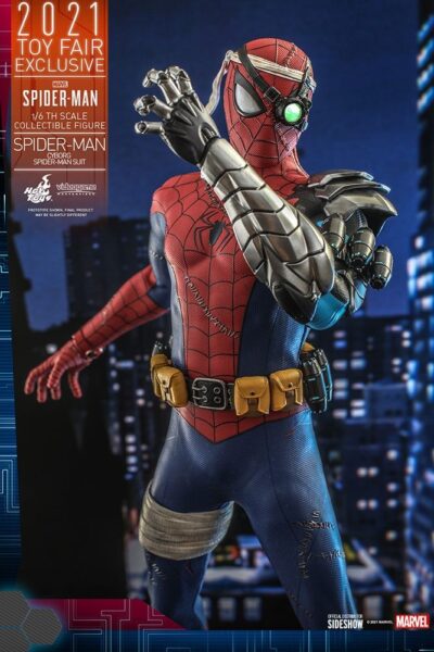 Figura Cyborg Spiderman Suit Videojuego Toy Fair Exclusive 2021 Hot Toys