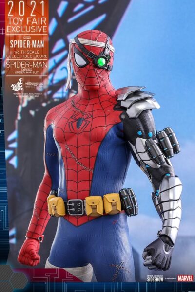 Figura Cyborg Spiderman Suit Videojuego Toy Fair Exclusive 2021 Hot Toys