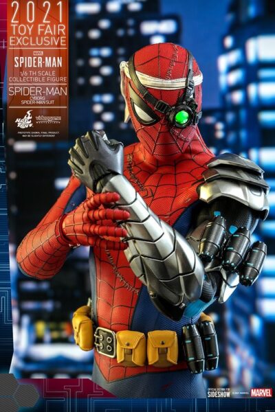 Figura Cyborg Spiderman Suit Videojuego Toy Fair Exclusive 2021 Hot Toys