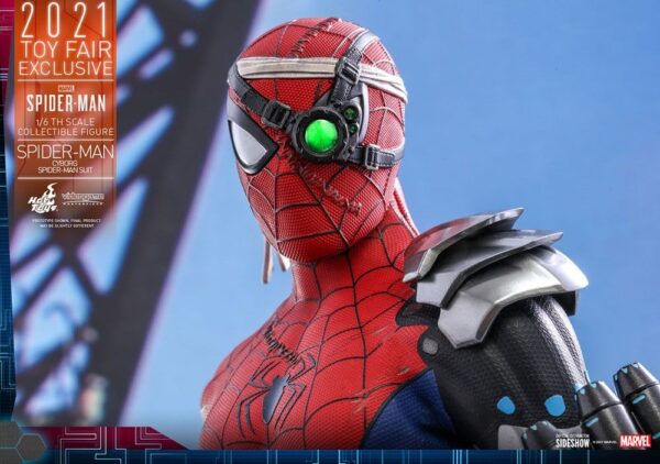 Figura Cyborg Spiderman Suit Videojuego Toy Fair Exclusive 2021 Hot Toys