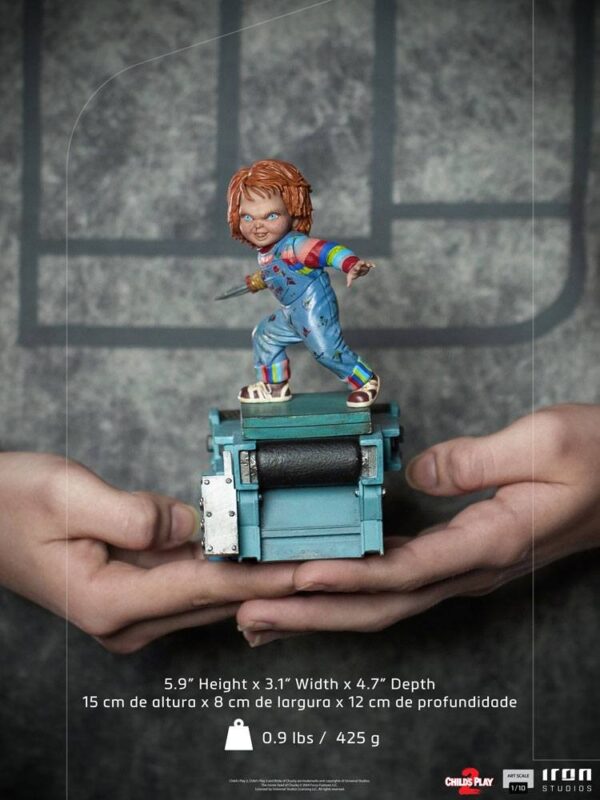 Estatua Chucky Muñeco Diabólico 2 Escala 1:10 Iron Studios