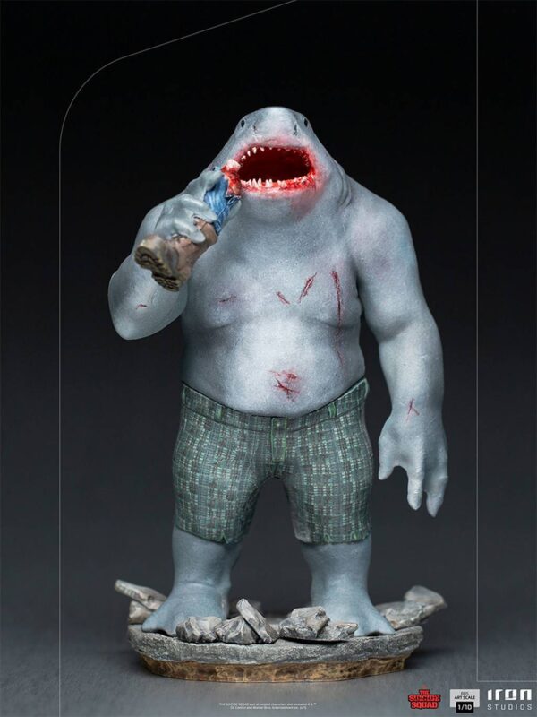 Estatua King Shark The Suicide Squad Escala 1:10 Iron Studios