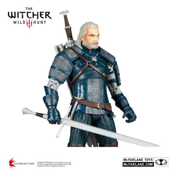 Figura Geralt De Rivia Viper Armor Teal Dye The Witcher III McFarlane Toys