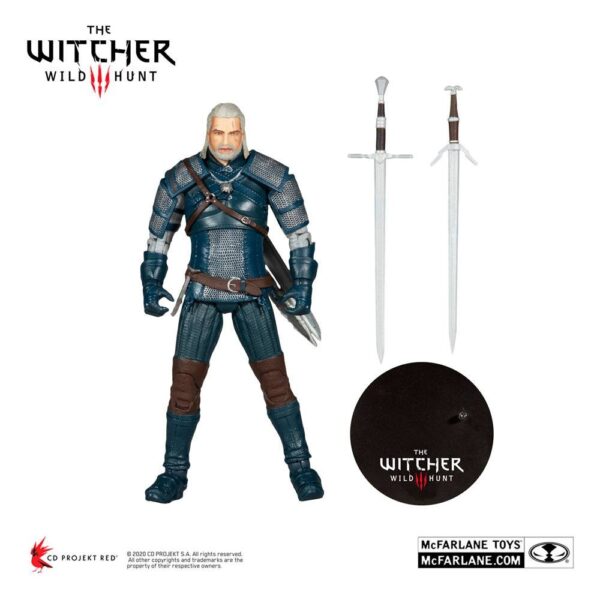 Figura Geralt De Rivia Viper Armor Teal Dye The Witcher III McFarlane Toys