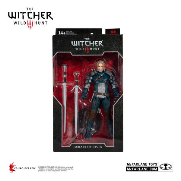 Figura Geralt De Rivia Viper Armor Teal Dye The Witcher III McFarlane Toys