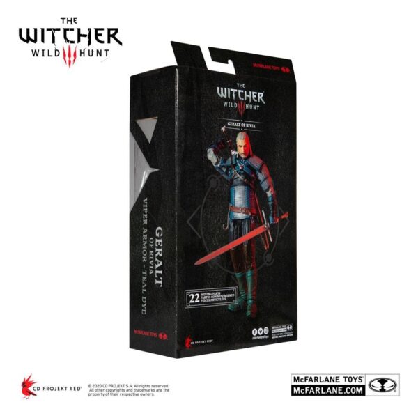 Figura Geralt De Rivia Viper Armor Teal Dye The Witcher III McFarlane Toys
