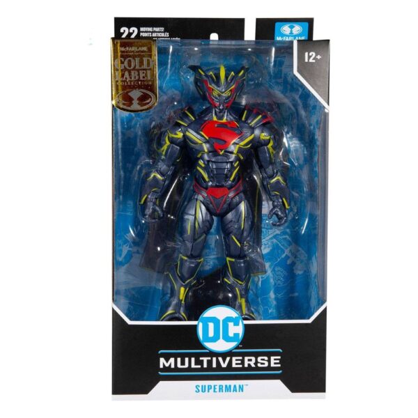Figura Superman Energized Unchained Armor (Gold Label) Multiverse McFarlane Toys