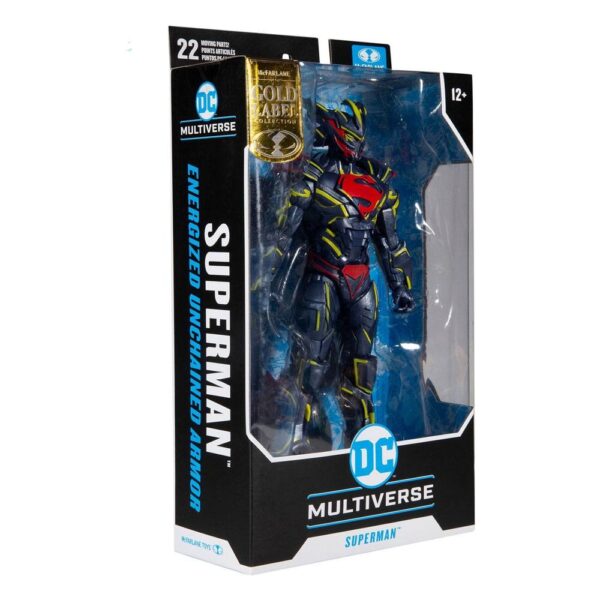 Figura Superman Energized Unchained Armor (Gold Label) Multiverse McFarlane Toys