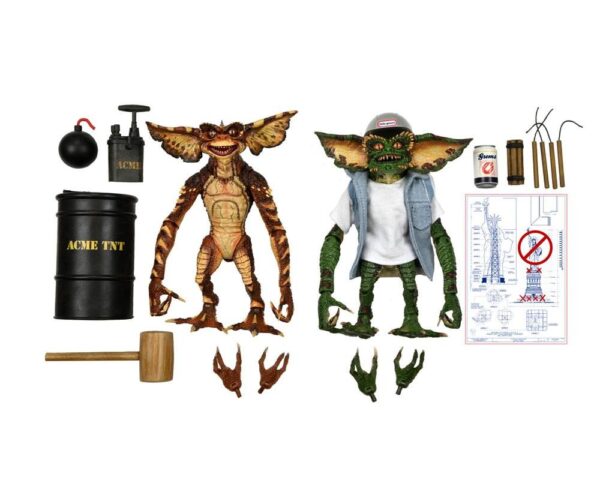Pack 2 Figuras Ultimate Demolition Gremlins Gremlins 2 Neca
