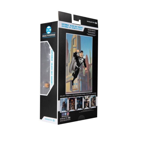 Figura Superman Traje Negro The Animated Series McFarlane Toys Multiverse DC Comics
