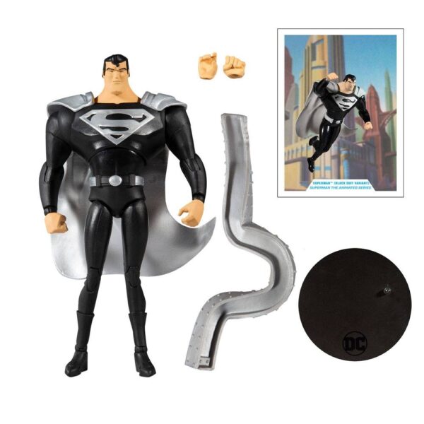 Figura Superman Traje Negro The Animated Series McFarlane Toys Multiverse DC Comics