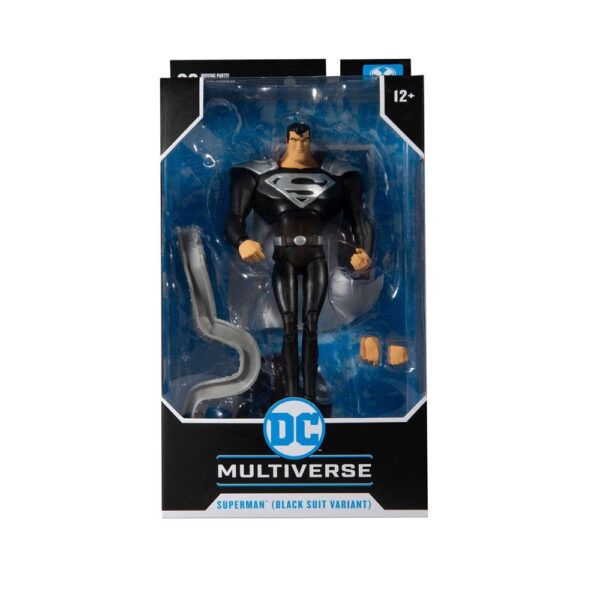 Figura Superman Traje Negro The Animated Series McFarlane Toys Multiverse DC Comics