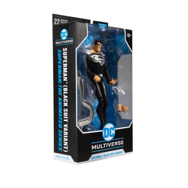 Figura Superman Traje Negro The Animated Series McFarlane Toys Multiverse DC Comics
