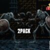 Pack 2 Figuras Golden Axe Dead Frame Storm Collectibles