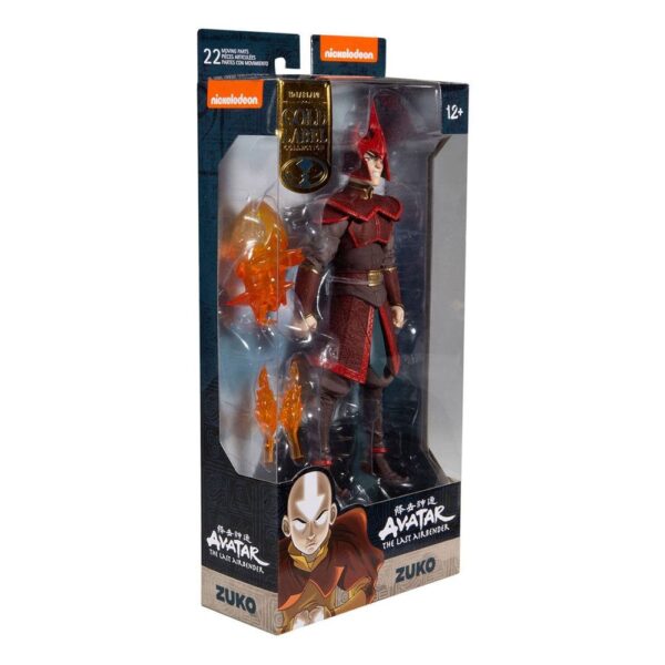 Figura Prince Zuko Helmeted Avatar La Leyenda De Aang Gold Series McFarlane Toys