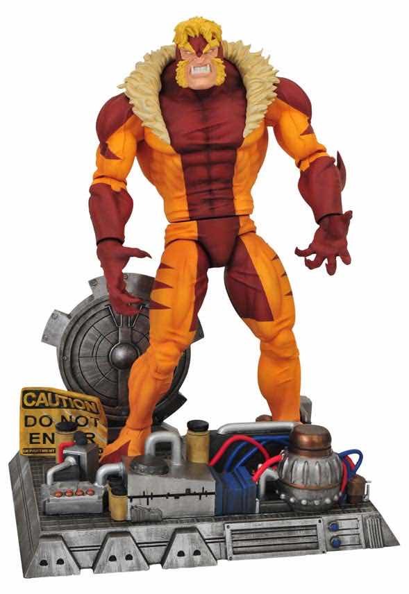 Figura Dientes de Sable Marvel Select Diamond Toys Re-Run
