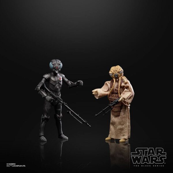 Pack Figuras Bounty Hunters 4-Lom y Zuckuss Episodio V El Imperio Contraataca 40 Aniversario Star Wars Black Series Hasbro