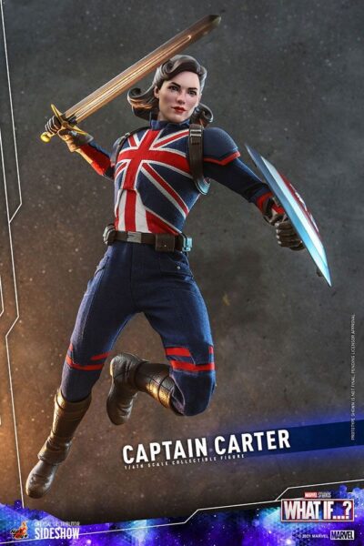 Figura Captain Carter What If Hot Toys Escala 1/6