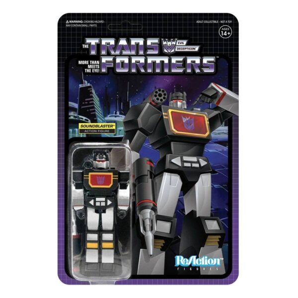 Figura Soundblaster Transformers ReAction Super7