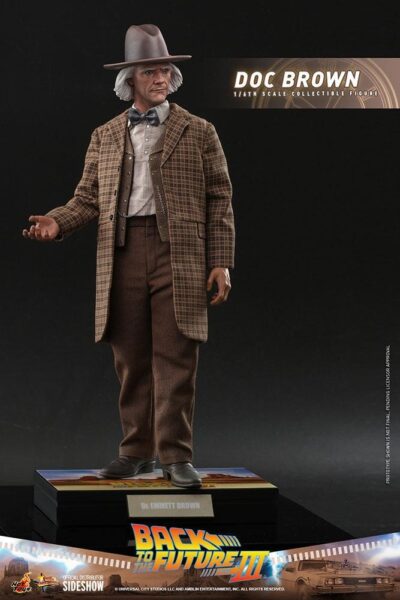 Figura Doc Brown Regreso Al Futuro III Hot Toys Hot Toys Escala 1/6