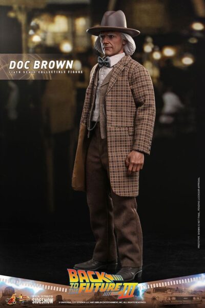 Figura Doc Brown Regreso Al Futuro III Hot Toys Hot Toys Escala 1/6
