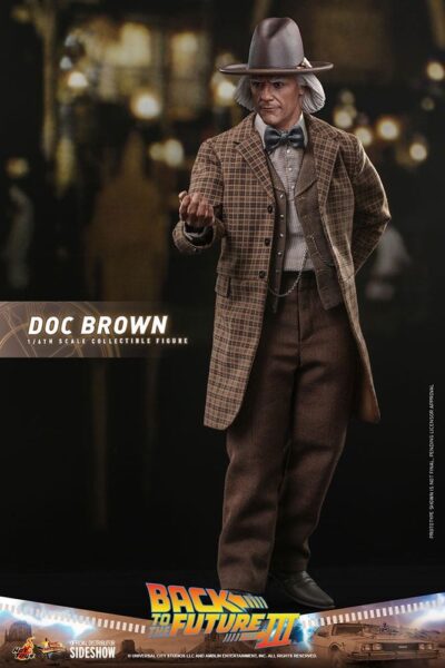 Figura Doc Brown Regreso Al Futuro III Hot Toys Hot Toys Escala 1/6