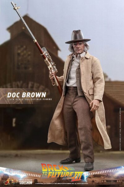 Figura Doc Brown Regreso Al Futuro III Hot Toys Hot Toys Escala 1/6