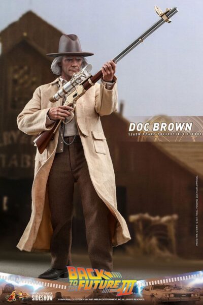 Figura Doc Brown Regreso Al Futuro III Hot Toys Hot Toys Escala 1/6