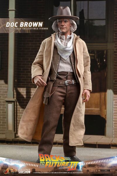 Figura Doc Brown Regreso Al Futuro III Hot Toys Hot Toys Escala 1/6