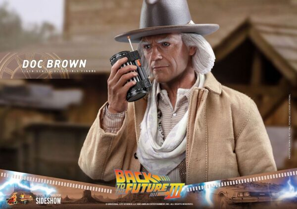 Figura Doc Brown Regreso Al Futuro III Hot Toys Hot Toys Escala 1/6