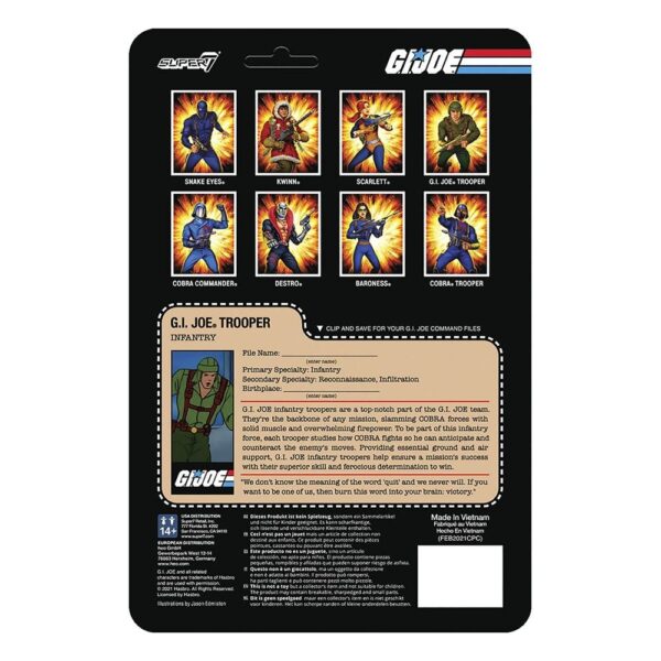 Figura Greenshirt Pink G.I. Joe ReAction Super7