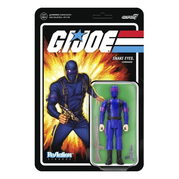 Figura Snake Eyes RAH G.I. Joe ReAction Super7