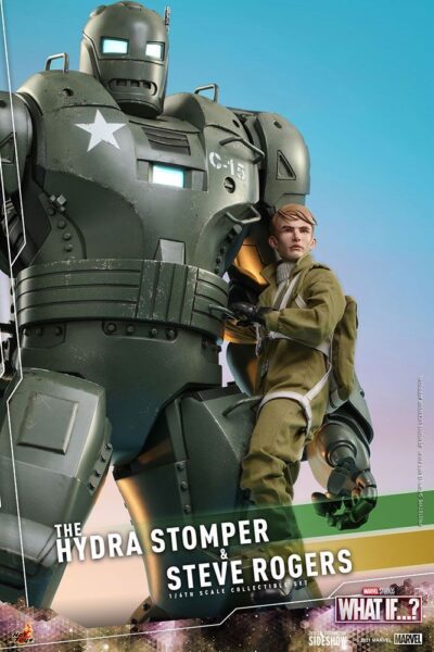 Figuras Hydra Stomper y Steve Rogers What If Hot Toys Escala 1/6