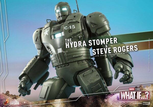 Figuras Hydra Stomper y Steve Rogers What If Hot Toys Escala 1/6