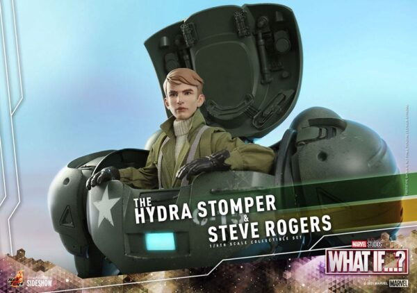 Figuras Hydra Stomper y Steve Rogers What If Hot Toys Escala 1/6