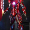 Figura Silver Centurion Iron Man 3 Armor Suit Up Version Hot Toys Escala 1/6