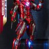 Figura Silver Centurion Iron Man 3 Armor Suit Up Version Hot Toys Escala 1/6