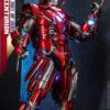 Figura Silver Centurion Iron Man 3 Armor Suit Up Version Hot Toys Escala 1/6