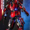Figura Silver Centurion Iron Man 3 Armor Suit Up Version Hot Toys Escala 1/6