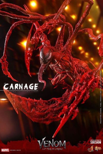 Figura Carnage Deluxe Venom Habrá Matanza Movie Masterpiece Hot Toys Escala 1/6