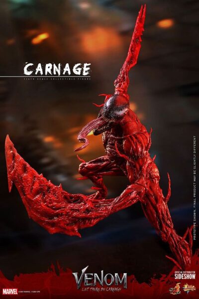 Figura Carnage Deluxe Venom Habrá Matanza Movie Masterpiece Hot Toys Escala 1/6
