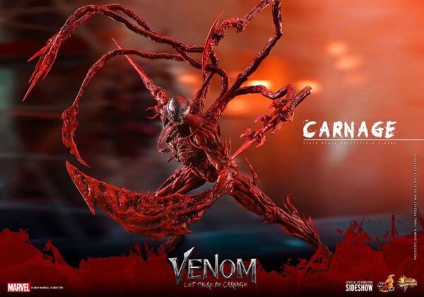 Figura Carnage Deluxe Venom Habrá Matanza Movie Masterpiece Hot Toys Escala 1/6