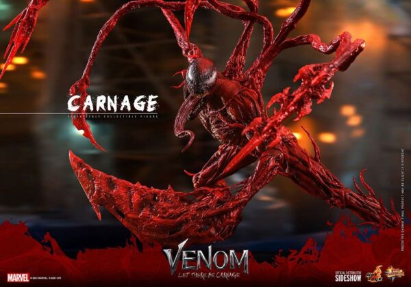 Figura Carnage Deluxe Venom Habrá Matanza Movie Masterpiece Hot Toys Escala 1/6
