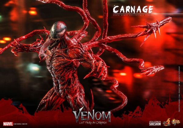 Figura Carnage Deluxe Venom Habrá Matanza Movie Masterpiece Hot Toys Escala 1/6
