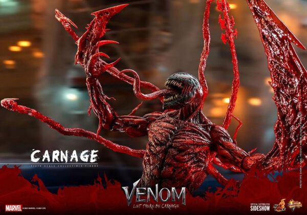 Figura Carnage Deluxe Venom Habrá Matanza Movie Masterpiece Hot Toys Escala 1/6